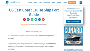 US East Coast Cruise Ship Port Guide 🛳️ - About2Cruise - ports east coast usa