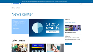 News center | Philips - philips company usa
