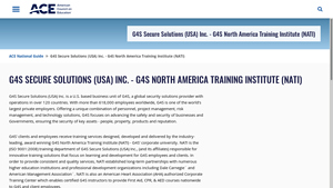 G4S Secure Solutions (USA) Inc. - G4S North America Training Institute ... - g4s secure solutions usa