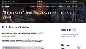 The most efficient and advanced stainless steel plant - Acerinox - stainless steel manufacturers in usa