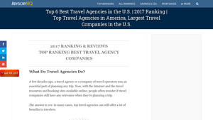 Top 6 Best Travel Agencies in the U.S. - AdvisoryHQ - top ten travel agencies in usa