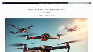 Top Drone Manufacturers in the USA & Their Best Drones - drone manufacturers in usa