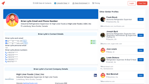 Brian Lytle Email and Phone Number - AeroLeads - high liner foods usa inc