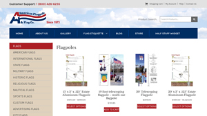Flagpoles - American Flagpole & Flag Co. - usa made flag pole