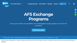 AFS Exchange Programs | AFS Intercultural Programs - american field service usa