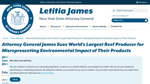 Attorney General James Sues World's Largest Beef Producer for ... - jbs usa food company