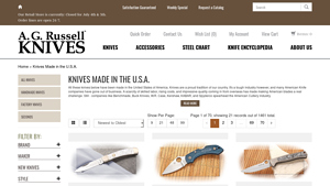 Knives Made in the U.S.A. | AGRussell.com - knife made in usa
