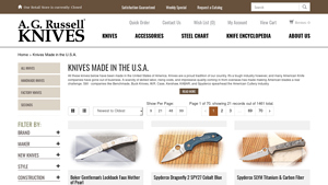 Knives Made in the U.S.A. - AGRussell.com - pocket knives made in usa