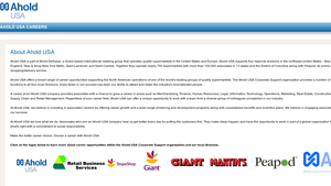 Ahold Usa Careers - ahold usa companies