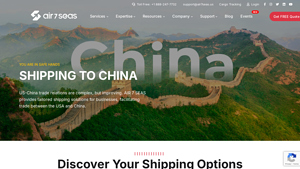 International Shipping from USA and China - AIR 7 SEAS - usa to china transportation services