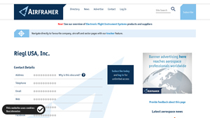 Riegl USA, Inc. - Airframer - riegl usa inc