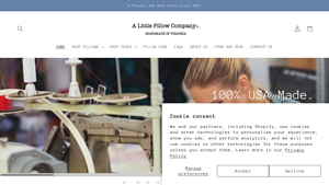 A Little Pillow Company 100% USA Made Pillows for Your Best Sleep - pillows made in usa