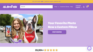 All About Vibe | US-Made Custom Pillows, Pet Pillows and More. - pillows made in usa