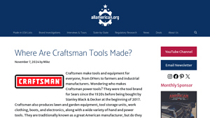 Where Are Craftsman Tools Made? - AllAmerican.org - craftsman made in usa