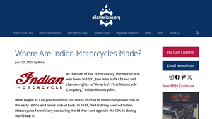 Where Are Indian Motorcycles Made? - AllAmerican.org - motorcycles made in usa