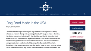 14+ Dog Food Brands Made in the USA - AllAmerican.org - dog food made in usa
