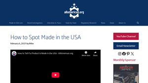 How to Tell if a Product is Made in the USA - AllAmerican.org - products made in the usa only