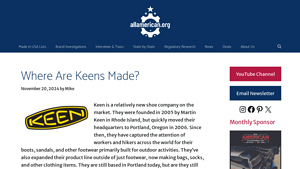 Where Are Keens Made? - AllAmerican.org - keen footwear made in usa