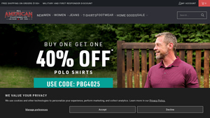 All American Clothing - Cargo Shorts & Jeans