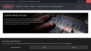 Jeans Made In USA - All American Clothing Co - usa made jeans for women