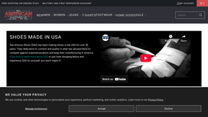 American Made Casual Shoes - All American Clothing Co - shoes that are made in the usa