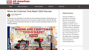 Where Are Craftsman Tools Made? 2025 Overview - All American Made - craftsman made in usa