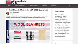 14 Wool Blankets Made in the USA (2025 Source List) - wool blankets made in usa