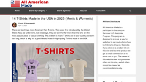 T-Shirts Made in the USA (14 Great Brands in 2025) - All American Made - t shirts made in usa
