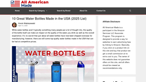 10 Great Water Bottles Made in the USA (2025 List) - glass water bottle made in usa