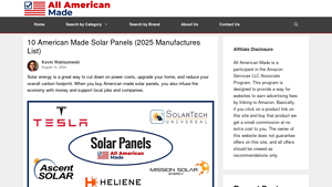 10 American Made Solar Panels (2025 Manufactures List) - solar panels made in usa