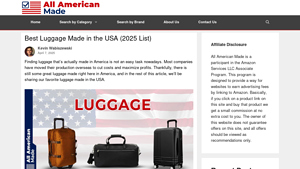 Best Luggage Made in the USA (2025 List) - All American Made - luggage made in usa