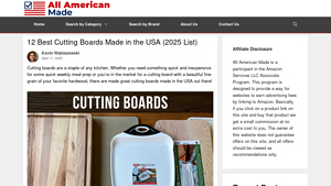12 Best Cutting Boards Made in the USA (2025 List) - cutting board made in usa