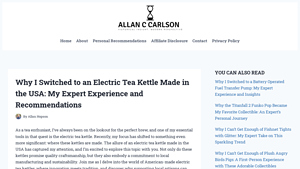 Why I Switched to an Electric Tea Kettle Made in the USA: My Expert ... - tea kettle made in usa