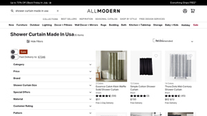 AllModern - Modern Shower Curtain