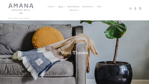 Wool Throws - Amana Woolen Mill - wool blankets made in usa
