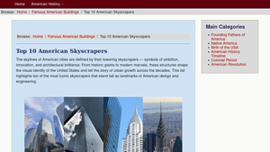 Famous American Buildings: Top 10 American Skyscrapers - list of tallest building in usa