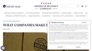 What Companies Make Blankets in the USA. - American Blanket Company - wool blankets made in usa