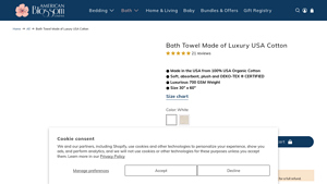 Bath Towels | Ethically Made Luxury Cotton | Made in USA - American ... - towels made in usa
