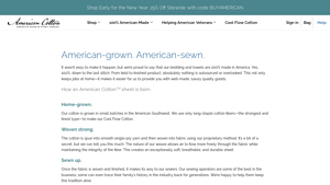 100% American-Made - American Cotton - quilts made in usa