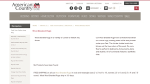 Wool Braided Rugs - American Country Home Store - braided rugs made in usa