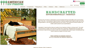 Solid Wood Furniture Made in the USA | American Eco Furniture - furniture made in america usa