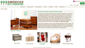 American Made Baby Cribs and Furniture : Solid Wood Cribs Made in USA - solid wood cribs made in usa