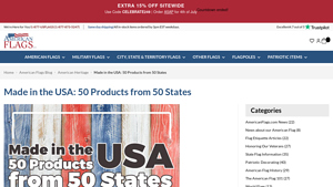Made in the USA: 50 Products from 50 States - American Flags - products made in the usa only