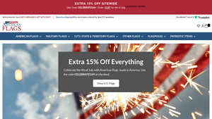 American Flags - Better Quality, Weather-Resistant Flags Shipped Fast ... - made in the usa emblem