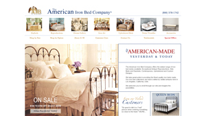 IRON BEDS, The American Iron Bed Co, Fine American handmade iron bed frames - bed frame made in usa