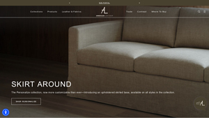 American Made Custom Furniture | American Leather - made in usa retailers