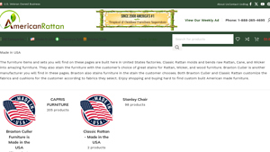 Made in USA - American Rattan - outdoor furniture made in usa