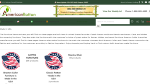 Made in USA - American Rattan - patio furniture made in usa