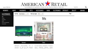 TV's Made in the USA - American Retail - television manufacturers in usa