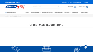 American Sale - Christmas Decorations & Trees